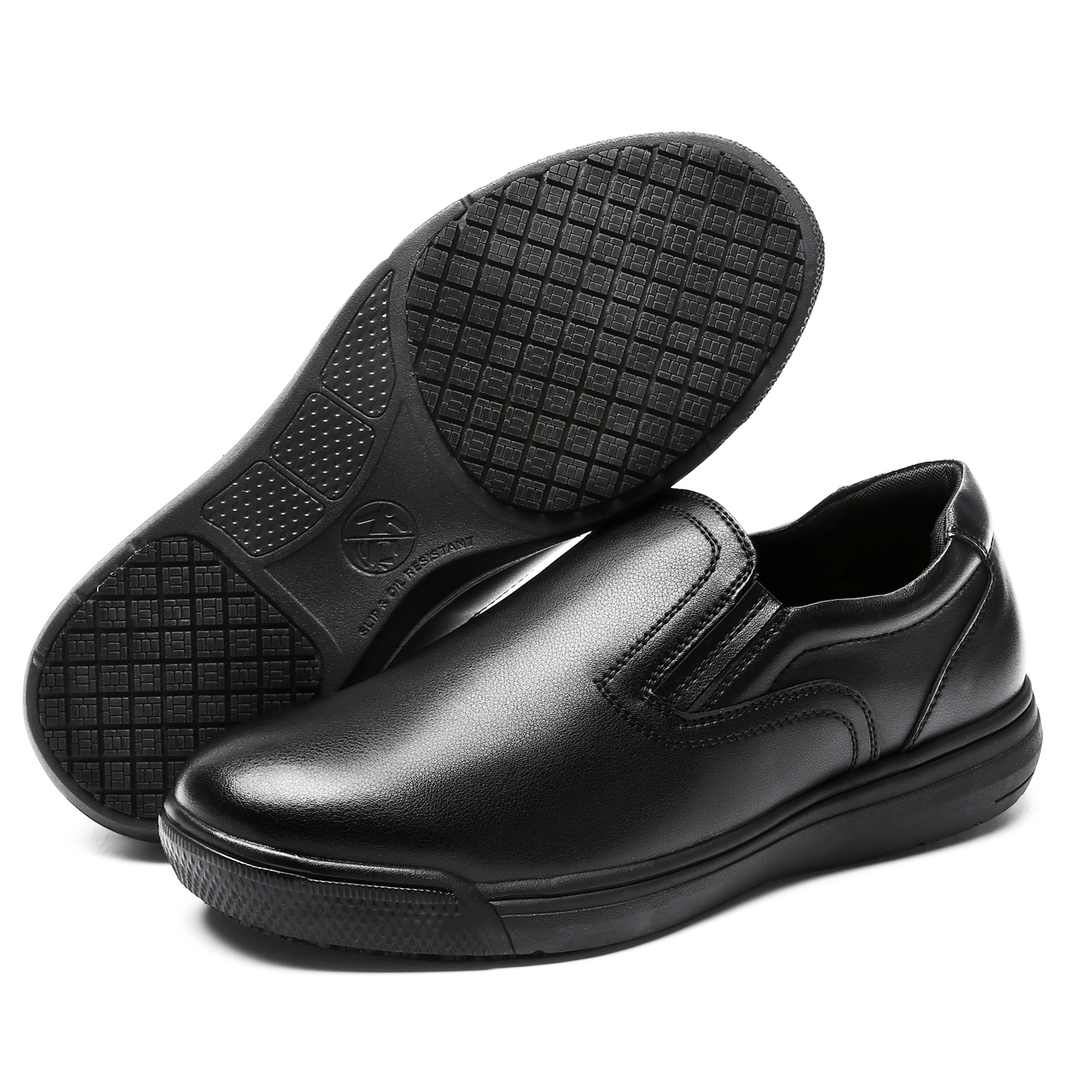 Zapatos ChefMx 7101 Black Antiderrapantes Chef Chef Mx